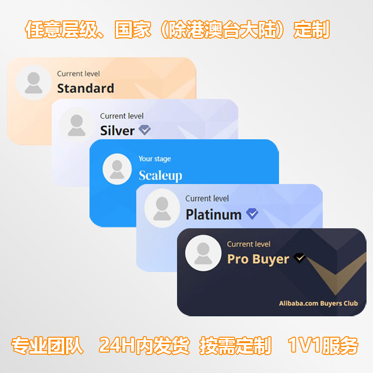 【定制】alibaba国际站L1//L2//L3//L4买家账号